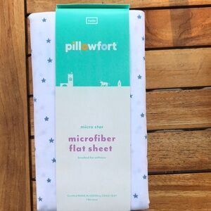 Target pillowfort micro star microfiber flat sheet 1 flat sheet